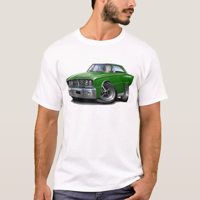 Coronet-grünes Auto 1966 T-Shirt (Vorderseite)