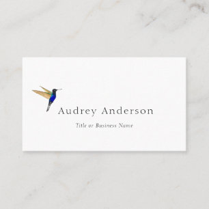 Coronet Hummingbird Business Card Visitenkarte