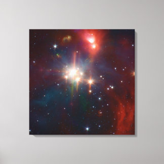 Coronet Infrarot-Sterncluster NASA Leinwanddruck