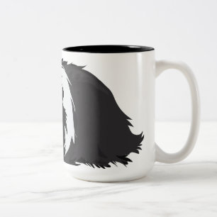 Coronet-Meerschweinchen-Tasse Zweifarbige Tasse