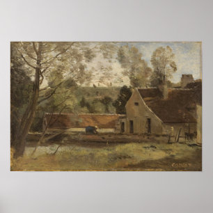 Corot - Château-Thierry 1855 Poster