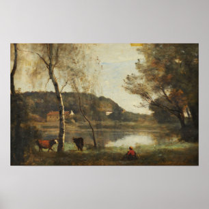 Corot - Der Ville-D'Avray-See Poster