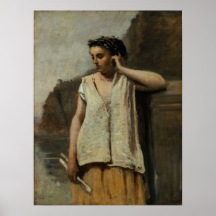 Corot - Die Muse Poster