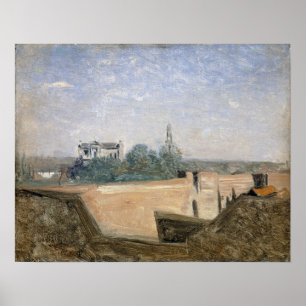 Corot - die Ramparts of Arras Poster