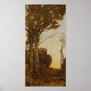 Corot - Die vier Tageszeiten (Morgen) Poster