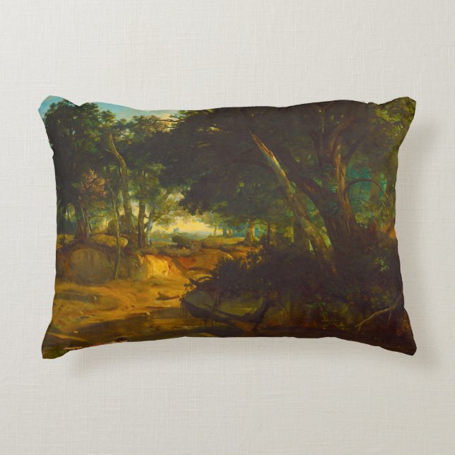 Corot Forest of Fontainbleau Dekokissen (Vorderseite)