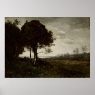 Corot - Landschaft 1870 Poster