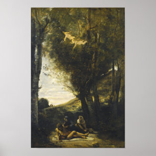 Corot - Saint Sebastien von den Heiligen Frauen ge Poster