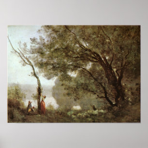 Corot - Souvenir de Mortefontaine Poster