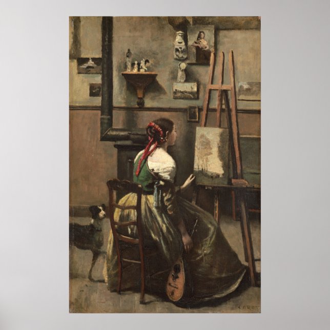 Corot Studio - Jean-Baptiste - Corot Fine Art Poster (Vorne)