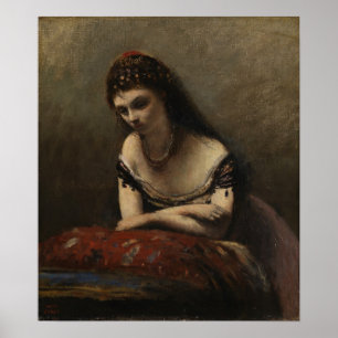 Corot - The Gipsy Girl 1870 Poster