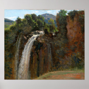 Corot - Wasserfall bei Terni Poster