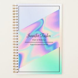 Corporate Beauty Salon Makeup Artist Holographic Planer