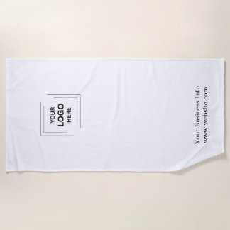 Corporate Branding | Minimalistisches Firmenlogo Strandtuch