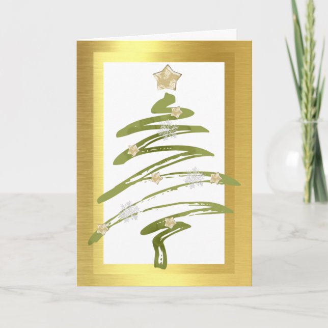 Corporate Business Weihnachtskarte mit Weihnachten (Vorderseite)