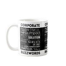 Corporate Buzzwords Business Jargon Typography Art