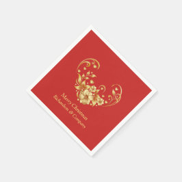 Corporate Christmas Party Paper Napkin Serviette