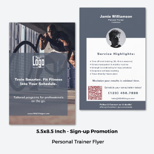 Corporate Client Maximize Fitness Personal Trainer Flyer