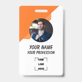 Corporate Employee ID Badge Template Ausweis