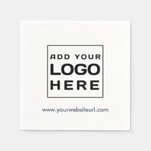 Corporate-Event-Papier für einfache Firmenlogos Serviette