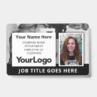 Corporate Foto ID Abzeichen mit Name Ausweis