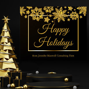 Corporate Happy Holidays Company Holiday Party Poster