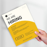 Corporate Hiring Job Vacancy Custom Business Logo Flyer<br><div class="desc">Einführung in den "Corporate Hiring Job Vacancy Custom BUSINESS Logo Flyer"! Mit diesem beruflichen und anpassbaren Flyer können Sie Ihr Unternehmen mit erstklassigen Talenten ausstatten. Mit einem sauberen Design mit Ihrem Logo ist es perfekt für die Ankündigung von Stellenangeboten und die Werbung für Ihre Marke. Der hochwertige Druck sorgt für...</div>