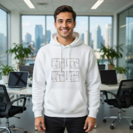 Corporate Hoodie mit Blueprint