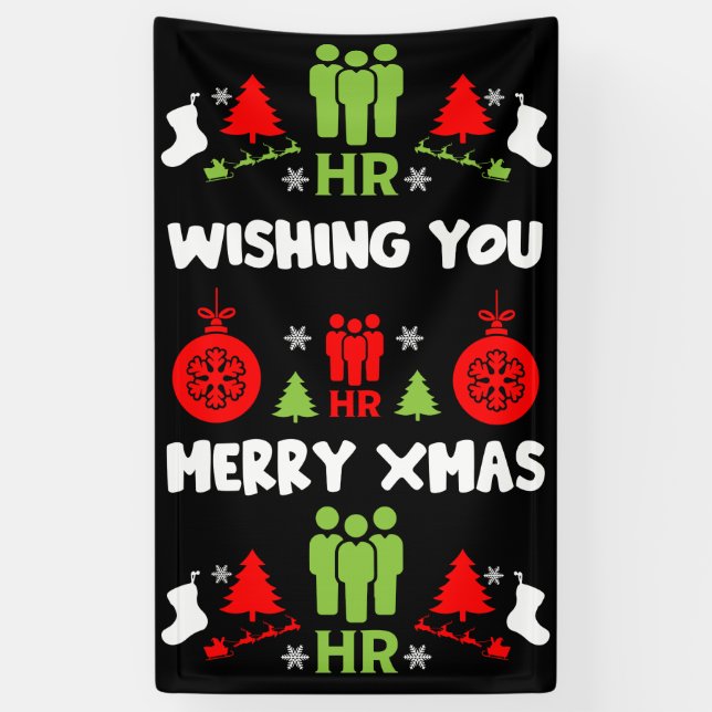 Corporate HR Weihnachtsgeschenke Banner (Vertikal)