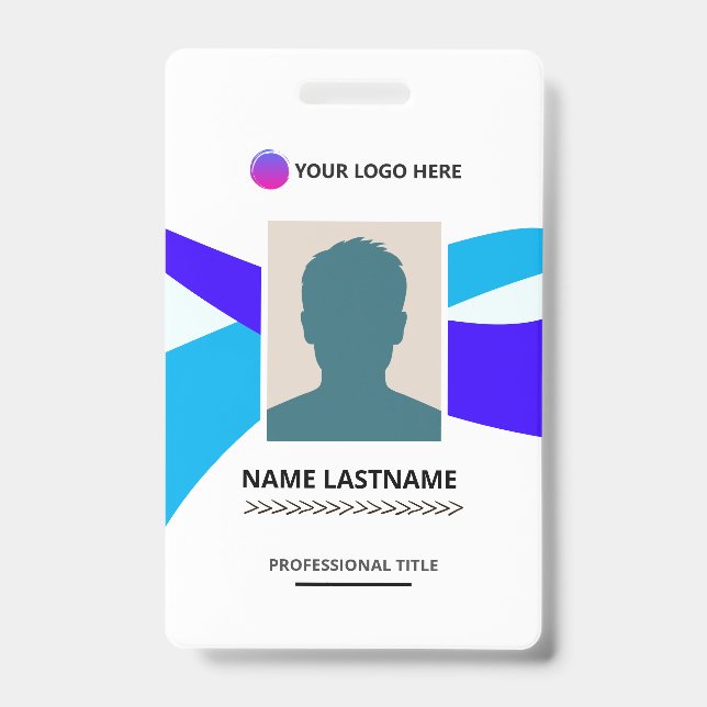 Corporate ID Card Design Template Ausweis (Vorderseite)