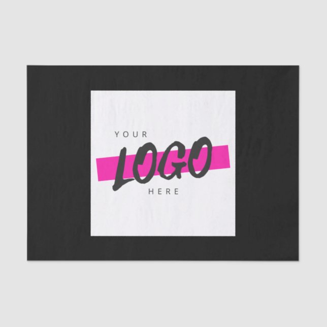 Corporate Packaging für kundenspezifische Firmenlo Seidenpapier (Vorderseite)