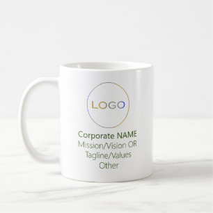 Corporate Round Logo-Markenbezeichnung "Promo Fore Kaffeetasse