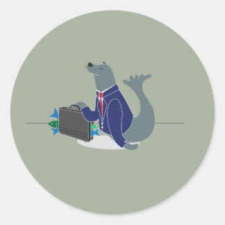 Corporate Siegel Runder Aufkleber