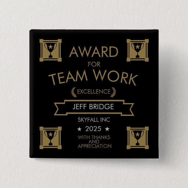 Corporate Staff Award Button (Vorderseite)