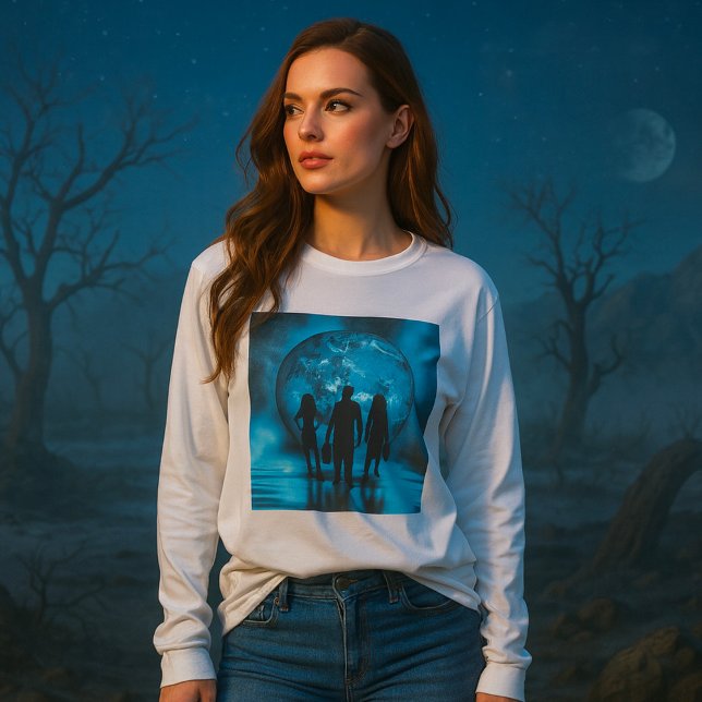 Corporate Team Silhouette Futuristic Business T-Shirt (Von Creator hochgeladen)