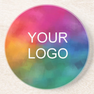 Corporate-Vorlage für Firmenlogo Getränkeuntersetzer