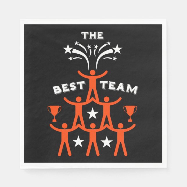 Corporate Work Team - Geschenke Serviette (Vorderseite)