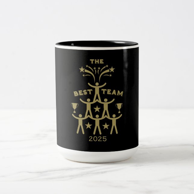 Corporate Work Team - Geschenke Zweifarbige Tasse (Mittel)