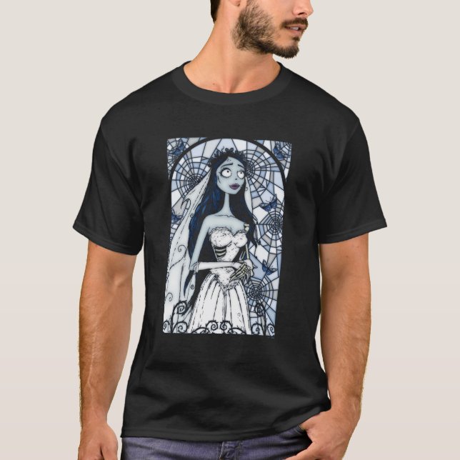 Corpse Bride Emily Death Bridge gestanzter Glasrah T-Shirt (Vorderseite)
