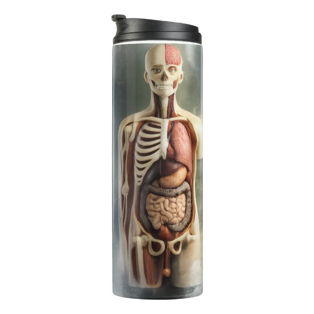 Corpse in a Bottle – Transparent Gothic Thermosbecher (Nach rechts gedreht)