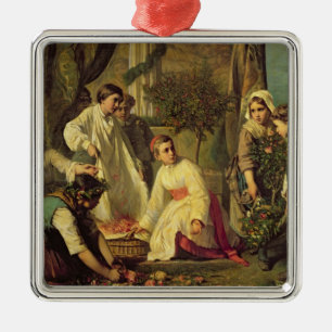 Corpus Christi, 1855 Ornament Aus Metall