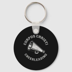 Corpus Christi Cheer Gestresster Retro 90er Cheerl Schlüsselanhänger
