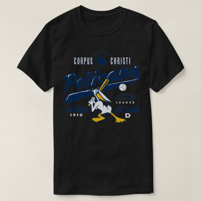 Corpus Christi Pelicans T-Shirt (Design vorne)