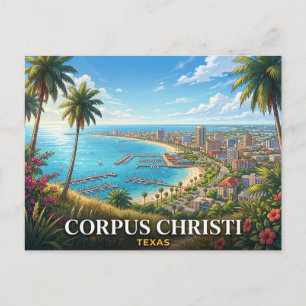 Corpus Christi Texas Reise Postkarte