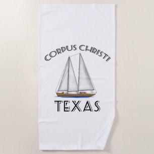 Corpus Christi Texas Sailing Strandtuch