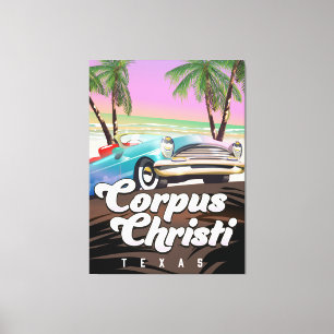 Corpus Christi Texas Urlaubsposter Leinwanddruck