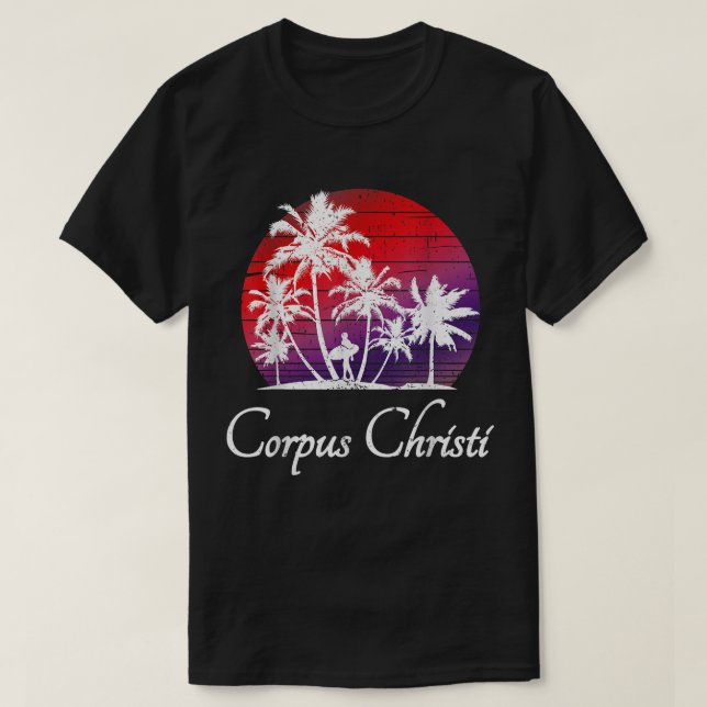 Corpus Christi Texas Vacation Family Beach Group G T-Shirt (Design vorne)