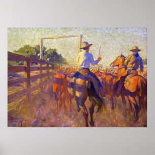 Corral Dust von Maynard Dixon Poster