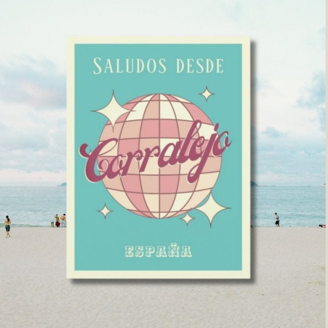 Corralejo Spanien Urlaub Retro Postkarte (Von Creator hochgeladen)