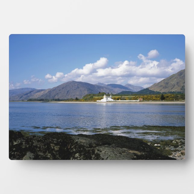 Corran Lighthouse Loch Linnhe Scotland Fotoplatte (Vorderseite)